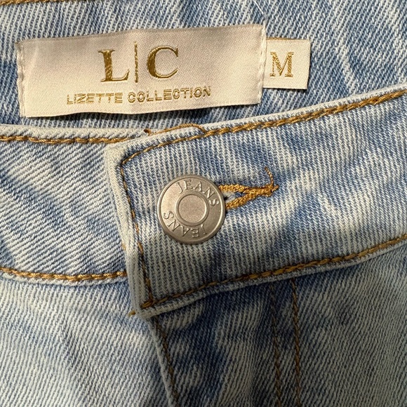 Two-Tone Flare & Wide Leg Jeans - Picture 3 of 3